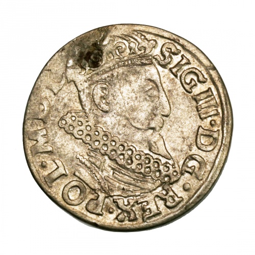 Lengyelország III. Zsigmond (Vasa) 3 Groschen 1619 Krakkó