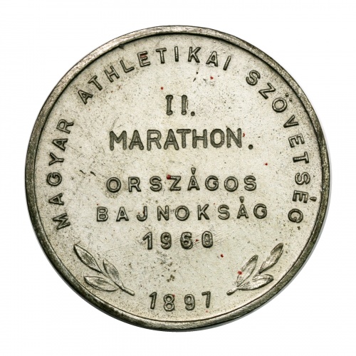 Magyar Athletikai Szövetség 1897 II. Maraton OB 1960 díjérem