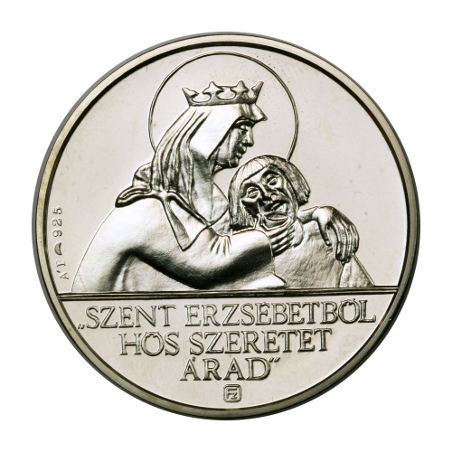 Magyar Szentek sorozat ezüst emlékérem szett 1994 Proof