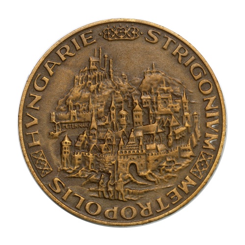 MÉE Esztergom bronz emlékérem 1974 Budapest