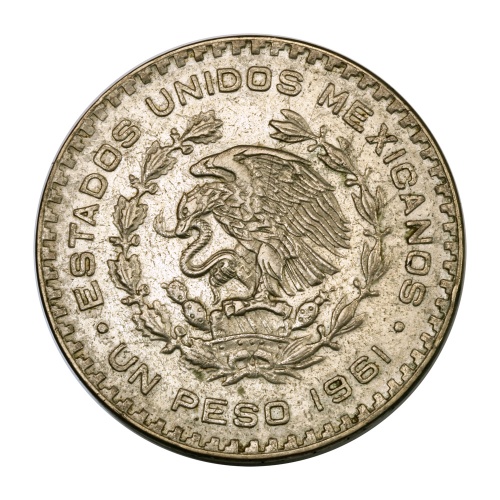 Mexikó 1 Peso 1961 Ag VF