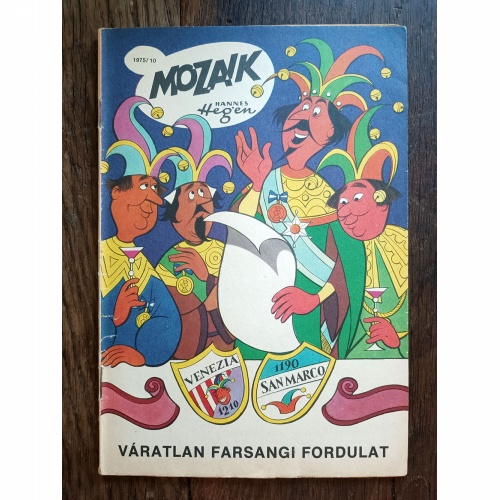 Mozaik 1975/10 Váratlan farsangi fordulat Digedag képregény