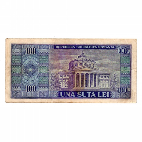 Románia 100 Lei Bankjegy 1966 P97a