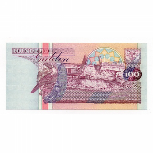 Suriname 100 Gulden Bankjegy 1991 P139a