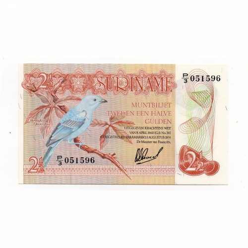 Suriname 2 1/2 Gulden Bankjegy 1978 P118b