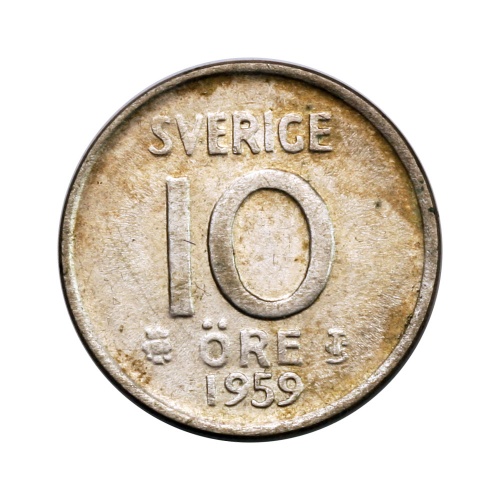 Svédország 10 Öre 1959