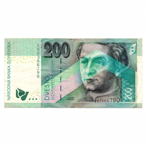 Szlovákia 200 Korona Bankjegy 2002 P41a