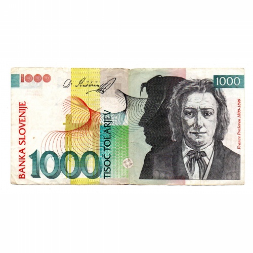 Szlovénia 1000 Tolar Bankjegy 1993 P18