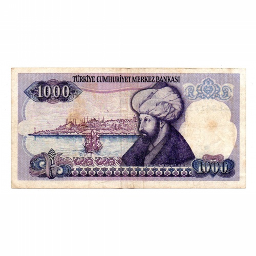 Törökország 1000 Lira Bankjegy 1986 P196