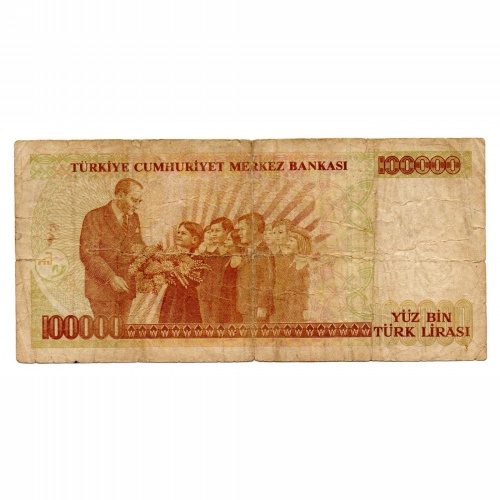 Törökország 100000 Lira Bankjegy 1997 P206