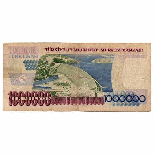 Törökország 1000000 Lira Bankjegy 1995 P209b