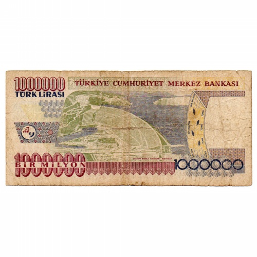 Törökország 1000000 Lira Bankjegy 2002 P213