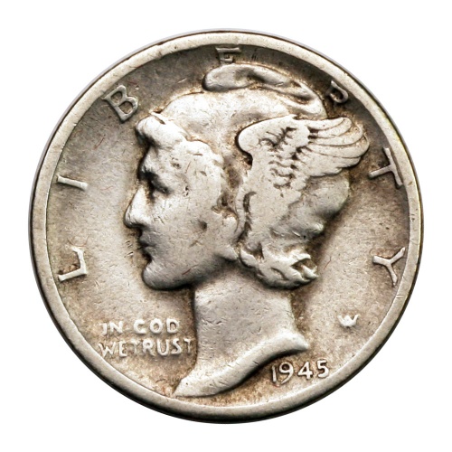 USA 1 Dime 1945 D