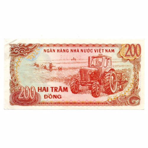 Vietnam 200 Dong Bankjegy 1987 P100b