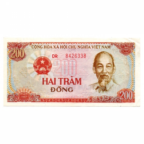 Vietnam 200 Dong Bankjegy 1987 P100b