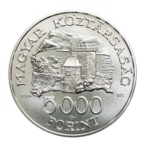 Visegrádi Vár 5000 Forint 2004 BU certifikáttal