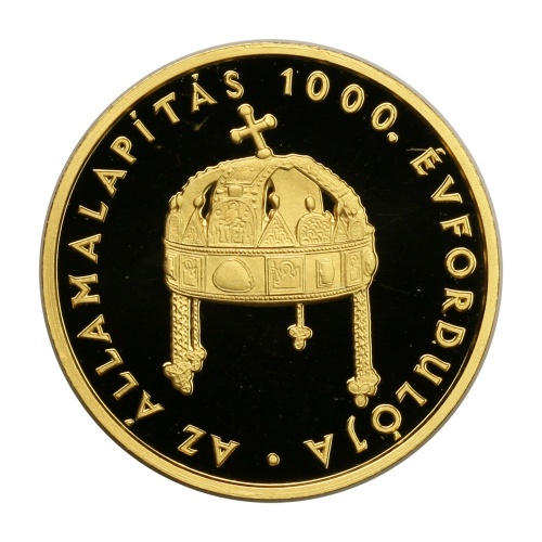 Államalapítás 20000 Forint 1999 PP certifikáttal